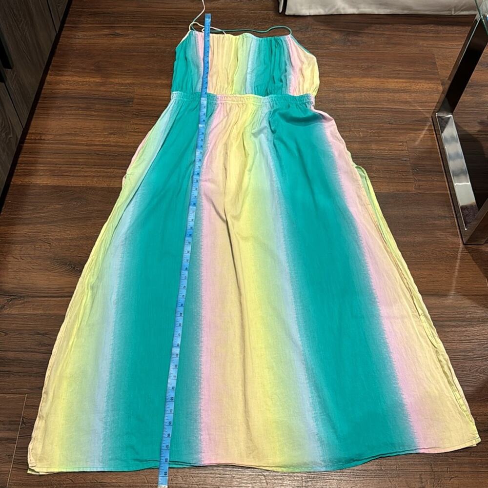 ASOS Halter Neck Colorful Beach Swim Dress with side Slits. - Picture 10 of 12